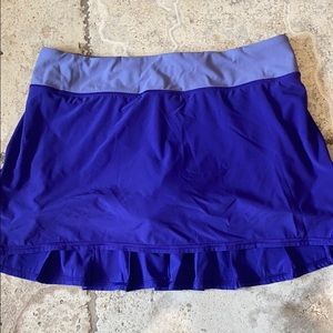 Barely worn Lulu Lemon purple tennis skirt